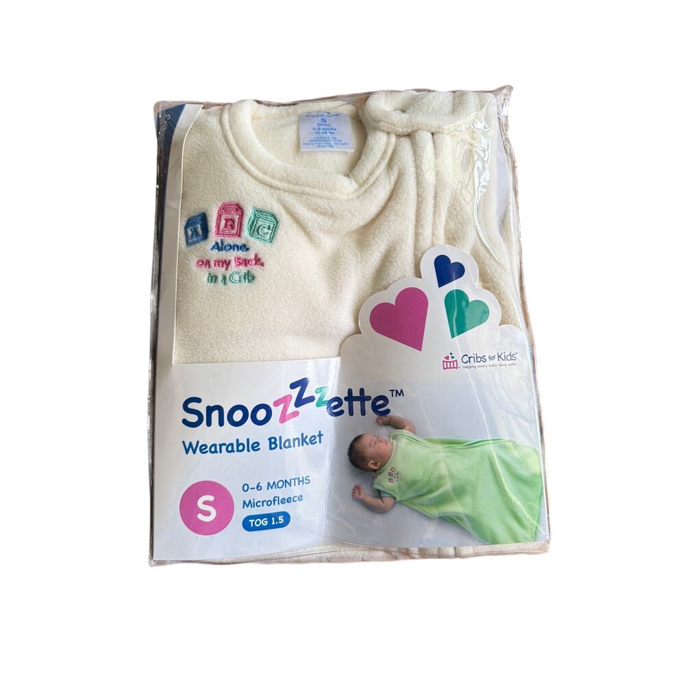 NEW Infant Sleepsack Small 0-6 Months Snoozzzette Wearable Blanket Microfleece